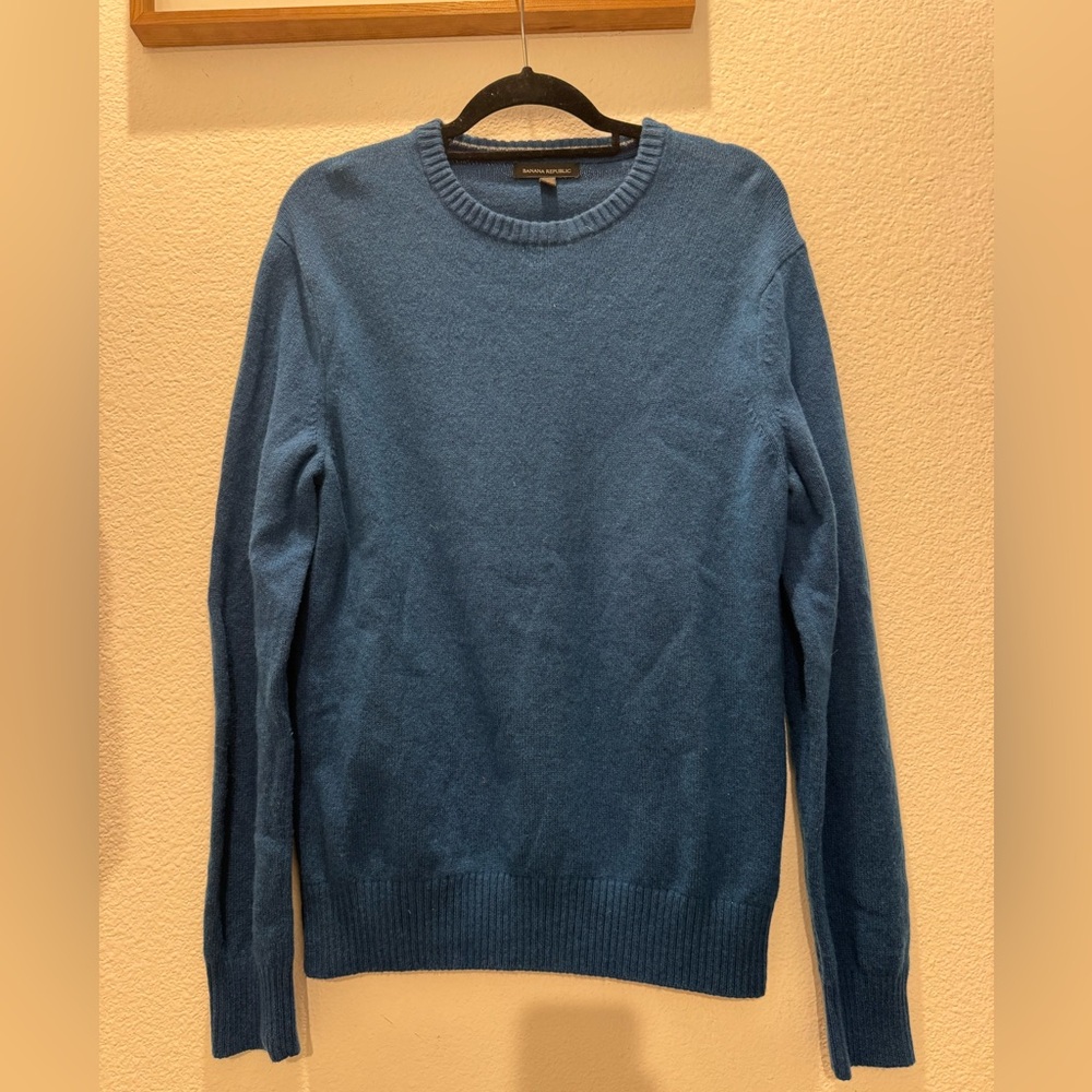 Banana Republic merino wool blend crewneck sweater.